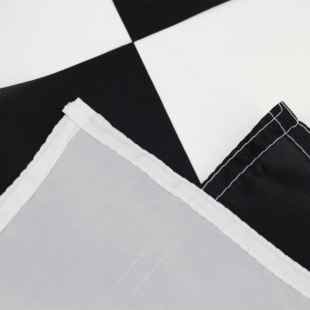 Black & White Checkered Racing Flag Banner 3 ft x 5 ft NEW! Home & Garden:Yard, Garden & Outdoor Living:Décor:Flags Cozy Home Treasures